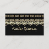 Goudkant, elegant, glanzend visitekaartje (Voorkant)