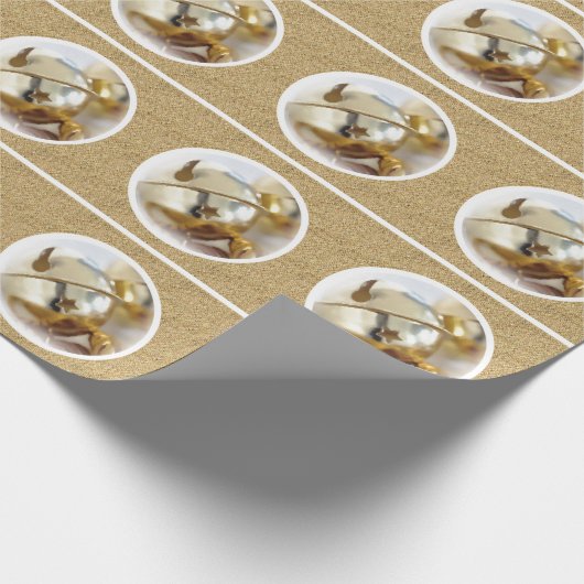 Goudkerst Cadeaupapier (Hoek)