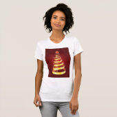 Goudkerstboom Womens T-Shirt (Voorkant volledig)