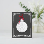 goudkerstKaarten voor krijtborden Feestdagenkaart (Staand voorkant)