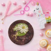  goudkikker Lily Pad Floral Papieren Bordje (Feest)