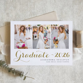 Goudklas van 2026 Foto Collage Afstuderen Kaart