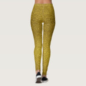 Goudkleuren-leggings Leggings (Achterkant)