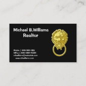  goudkleurendecker visitekaartje (Achterkant)