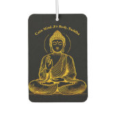 Goudkleurig Boeddhabeeld straalt rust uit Luchtverfrisser (Voorkant)