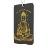 Goudkleurig Boeddhabeeld straalt rust uit Luchtverfrisser (Links)