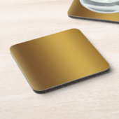 Goudkleurig geborsteld bier onderzetter (Linkerzijde)
