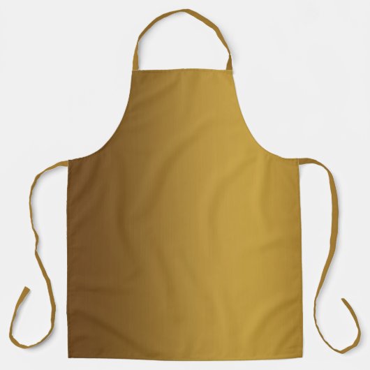 Goudkleurig geborsteld schort (Voorkant)