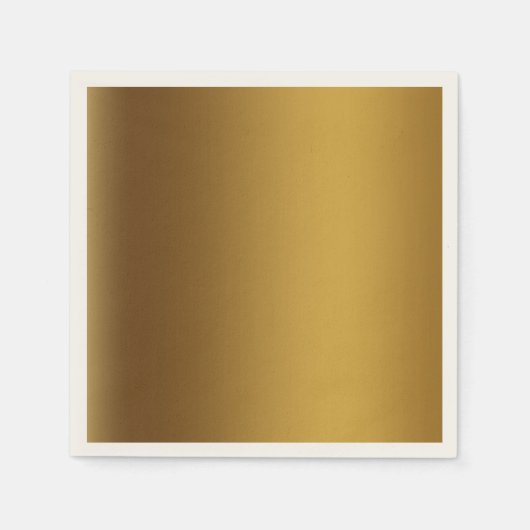 Goudkleurig geborsteld servet (Voorkant)