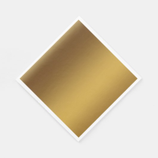 Goudkleurig geborsteld servet (Hoek)