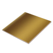 Goudkleurig geborsteld tegeltje (Zijkant)