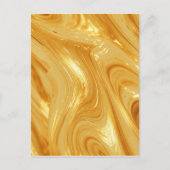 Goudkleurig, goud glanzend, briefkaart (Voorkant)