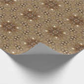 Goudkleurig Sierlijk Inpakpapier (Hoek)