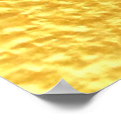 Goudkleurige betonwandtextuur abstract, oud, poster (Hoek)