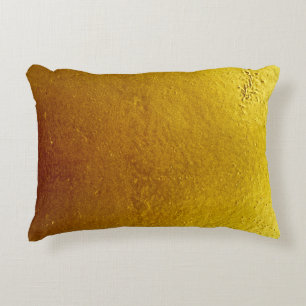 Goudkleurige cementwandtextuur abstract accent kussen