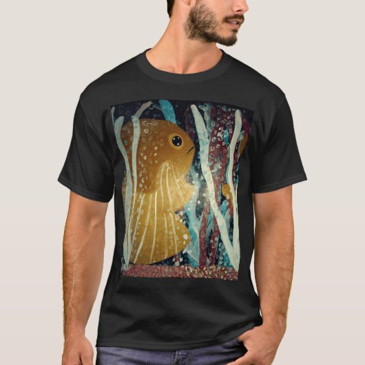 Goudkleurige clownvis t-shirt (Voorkant)