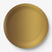 Goudkleurige, geborstelde gouden kleur papieren bordje (Voorkant)