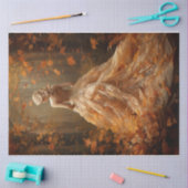 goudkleurige jurk tissuepapier (Craft)