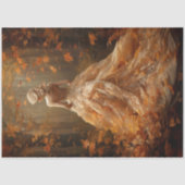 goudkleurige jurk tissuepapier (Voorkant)