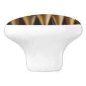 Goudkleurige orgelpijpen keramische trekkracht keramische knop (Zijkant)