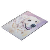 Goudkleurige retriever notitieboek (Linkerzijde)