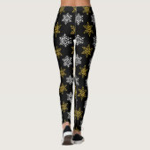goudkleurige vlok leggings (Achterkant)