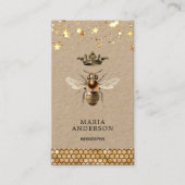  goudkoningin van de bijenteelt Kraft Visitekaartje (Voorkant)