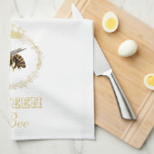  goudkoningin van de keuken theedoek (Quarter Fold)