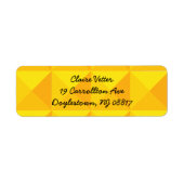 goudkoorts etiket (Voorkant)