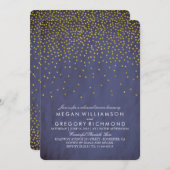  goudkoortsrepetitie van de Confetti Kaart (Voorkant / Achterkant)