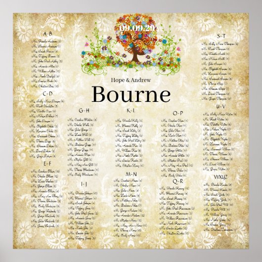 Goudkoraalbruinkoolzaaigoed Poster (Voorkant)