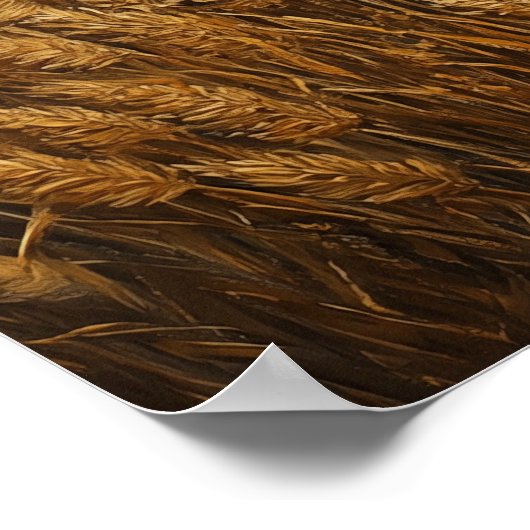 goudkorenveld poster (Hoek)