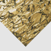 Goudkorrelig tin folie geplateerd abstract ontwerp tissuepapier (Detail)