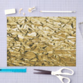 Goudkorrelig tin folie geplateerd abstract ontwerp tissuepapier (Craft)
