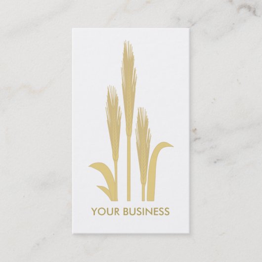 Goudkorrels van tarwe-Visitekaartje Visitekaartje (Voorkant)