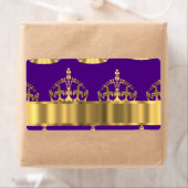 Goudkronen op paars etiket (Insitu)