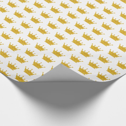 Goudkroon cadeaupapier (Hoek)