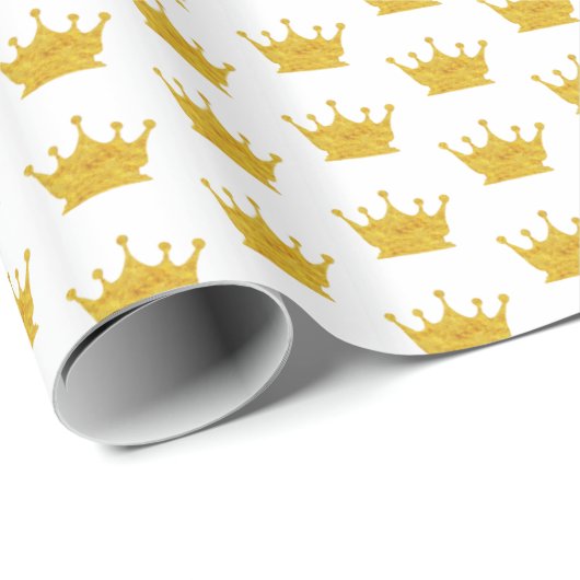 Goudkroon cadeaupapier (Rol Hoek)