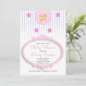 Goudkroon en Paarse Stripes Kaart (Staand voorkant)