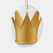 Goudkroon Keramisch Ornament (Rechts)