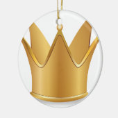 Goudkroon Keramisch Ornament (Links)