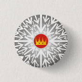 Goudkroon Ronde Button 3,2 Cm (Voorkant)