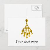 Goudkroonluchter Briefkaart (Voorkant / Achterkant)