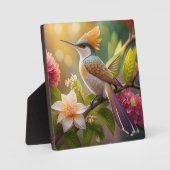 Goudkruin Honingeter Fantasie Vogel Fotoplaat (Voorkant)