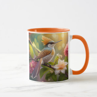 Goudkruin Honingeter Fantasie Vogel Mok