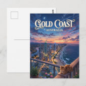 Goudkust Australië Briefkaart (Voorkant / Achterkant)