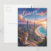 Goudkust Australië Briefkaart (Voorkant / Achterkant)