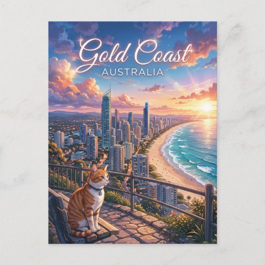 Goudkust Australië Briefkaart (Voorkant)