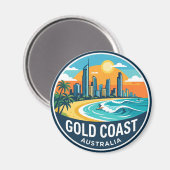 Goudkust Australië Magneet (Voorkant / Achterkant)