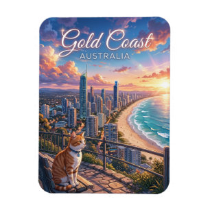 Goudkust Australië Magneet